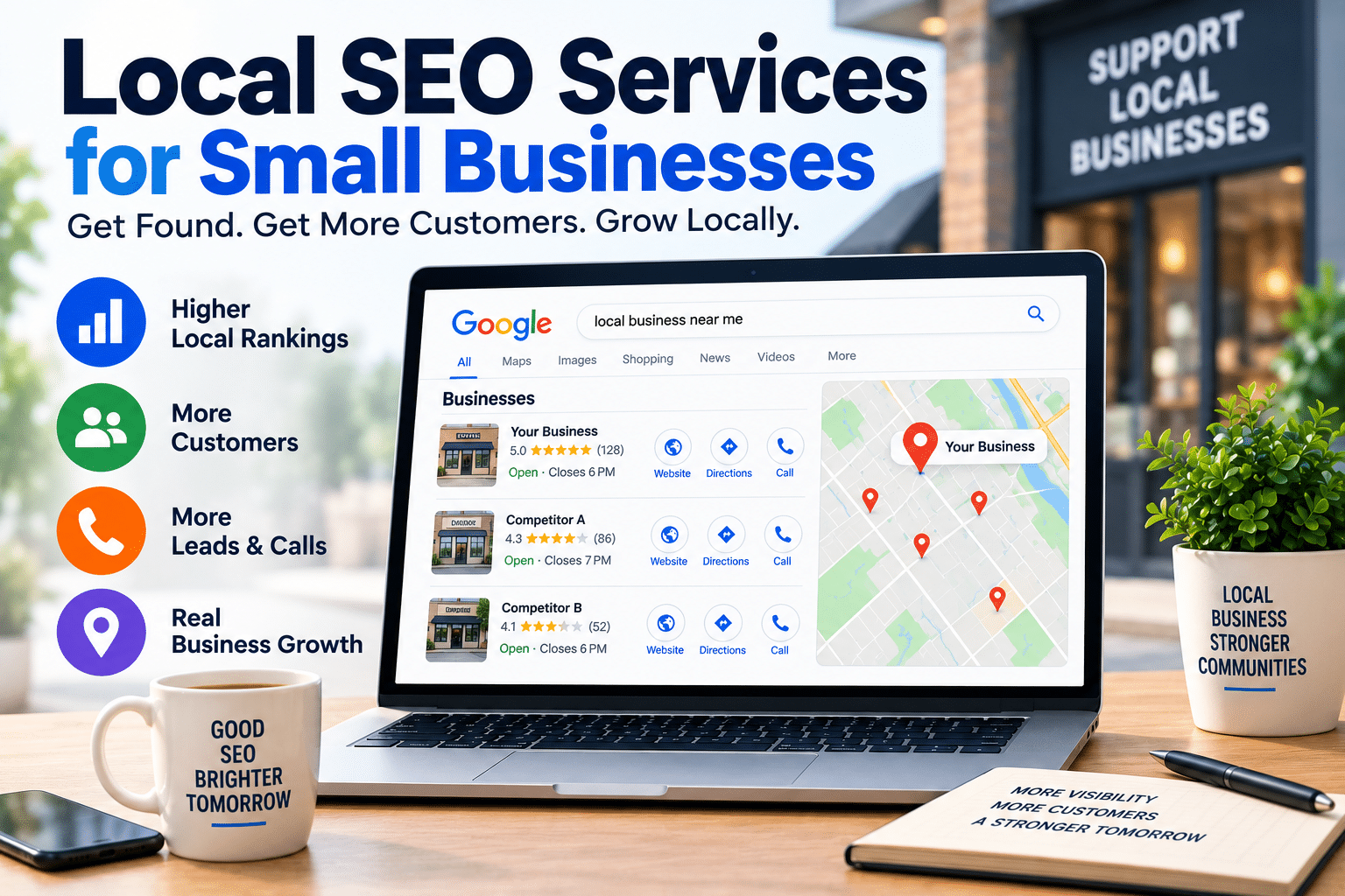 Local SEO Services for Small Businesses: How to Get Found on Google