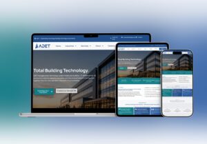 A side-by-side comparison of ADET old and new site for wordpress website redesign case study