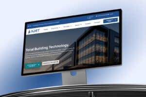 Enterprise desktop view layout for wordpress website redesign case study